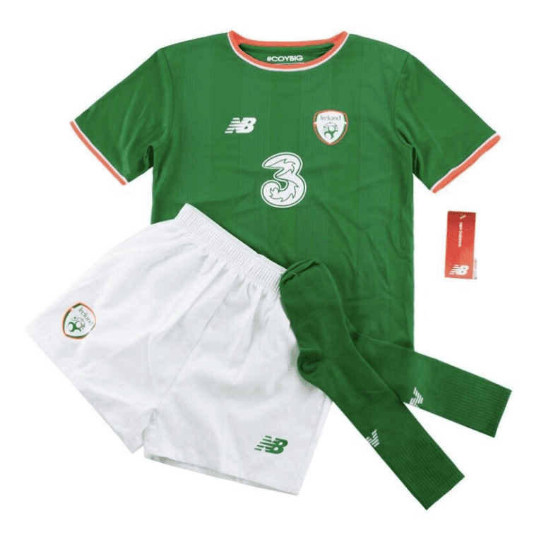 Ireland Baby Football New Balance Home Kit 12 18 Months