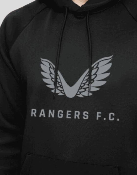 Rangers FC Football Black Scuba Travel Jumper