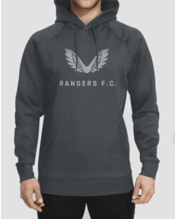 Rangers FC Football Grey Scuba Travel Hoodie